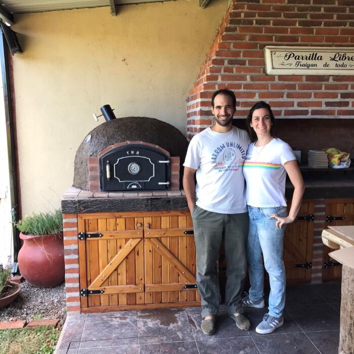 Horno de Barro Familiar con Puerta de Fundicion THB - Imagen 9