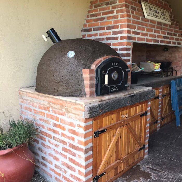 Horno de Barro Familiar con Puerta de Fundicion THB - Imagen 12